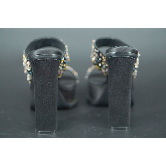 Alexander McQueen 145MM Comet Crystal Embellished Platform Sandals SZ 39 $1595 - Picture 5 of 12